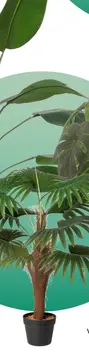 Aanbieding: Kunstplant Chinese waaierpalm - 90 cm