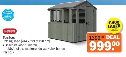 Aanbieding: Tuinkas