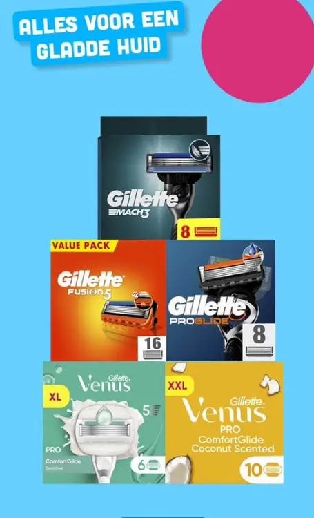 Promotie: Gillette scheermesjes