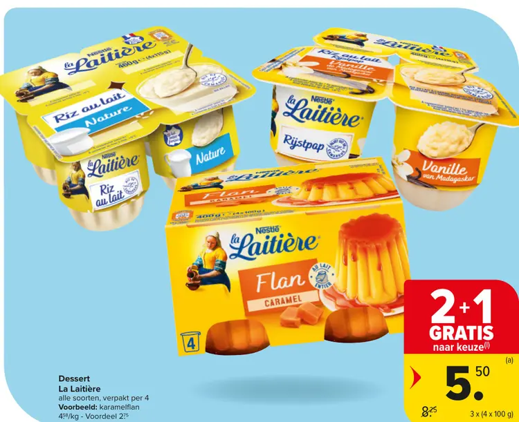 Promotie: Dessert La Laitière