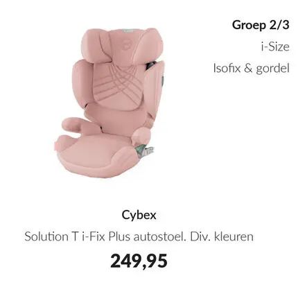 Aanbieding: Solution T i-Fix Plus autostoel