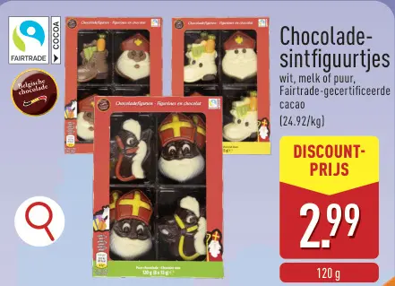 Promotie: Chocoladesintfiguurtjes