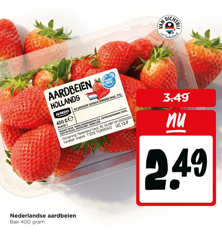 Aanbieding: Aardbeien Hollands