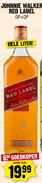 Aanbieding: Johnnie walker red label