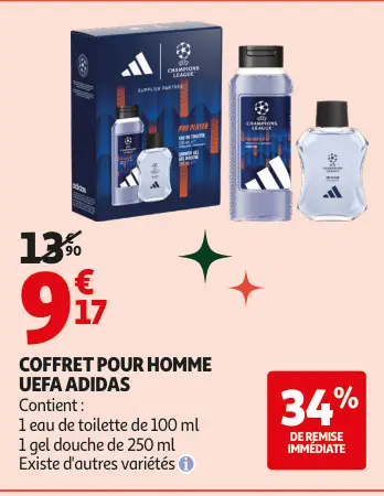 Promotie: Coffret pour homme uefa