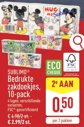 Promotie: Bedrukte zakdoekjes