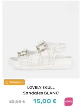 Offre: Sandales BLANC