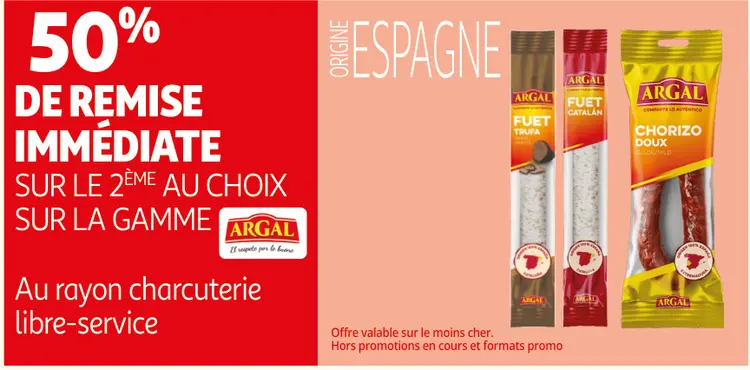 Offre: Fuet Trufa, Fuet Catalan, Chorizo Doux