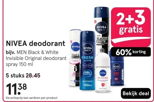 Aanbieding: NIVEA deodorant