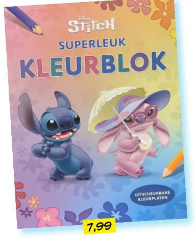 Promotie: Stitch Superleuk Kleurblok