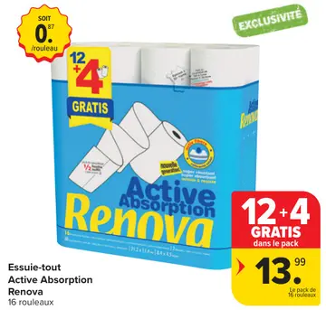 Offre: Essuie-tout Active Absorption