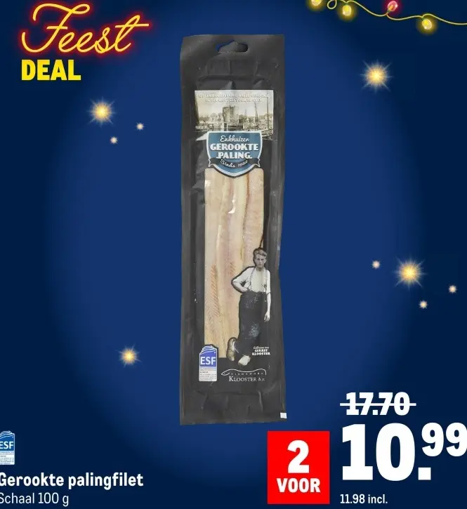 Aanbieding: Gerookte palingfilet