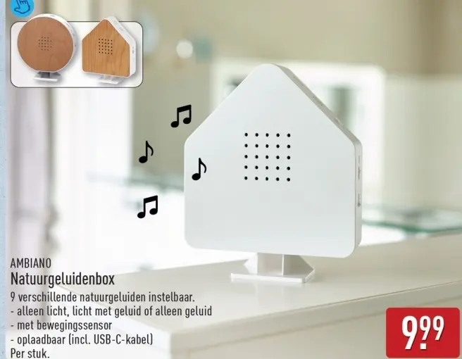 Aanbieding: Natuurgeluidenbox