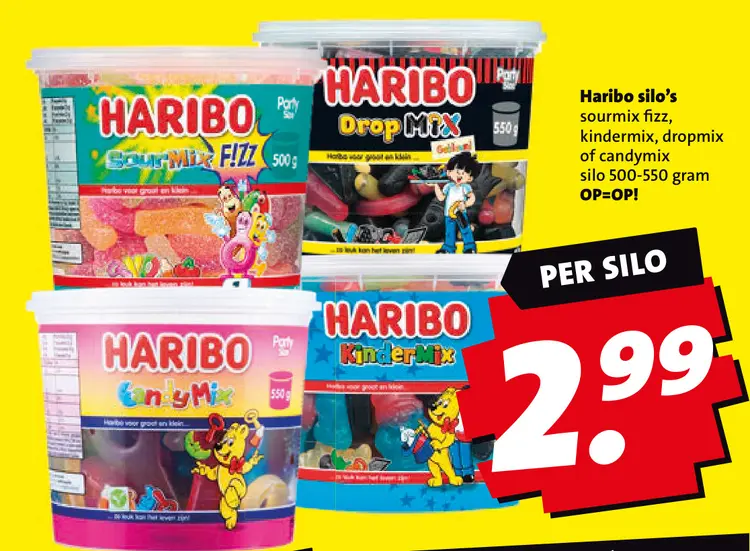 Aanbieding: Haribo silo's