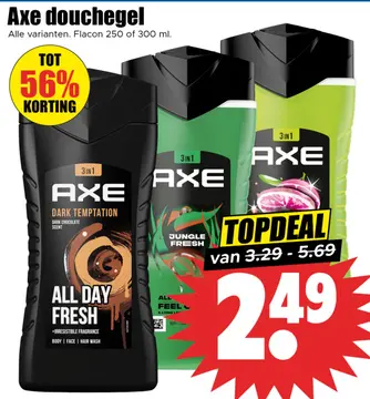 Aanbieding: Axe douchegel
