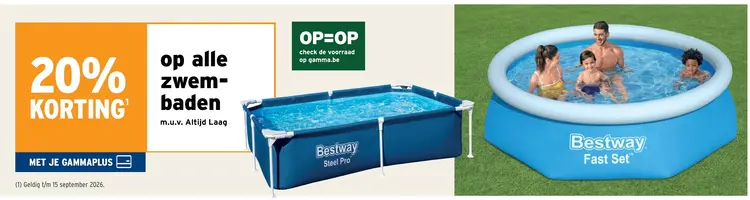 Promotie: Zwembaden