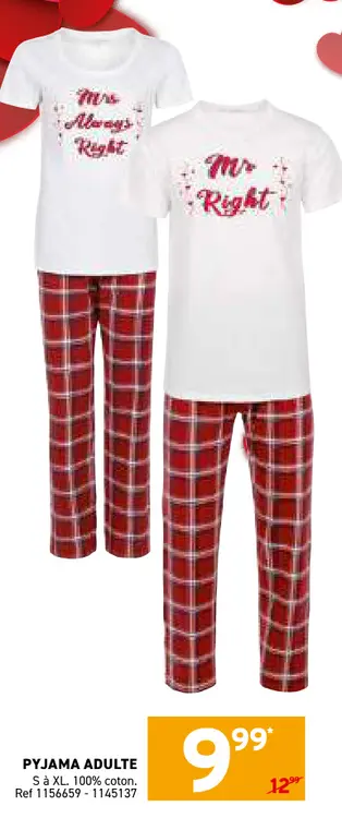 Offre: Pyjama adulte