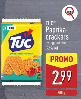 Promotie: Paprika-crackers
