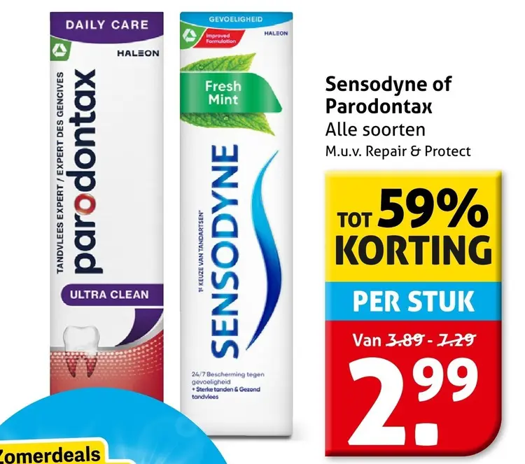 Aanbieding: Sensodyne of Parodontax
