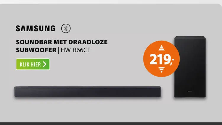 Aanbieding: Samsung HW-B66CF