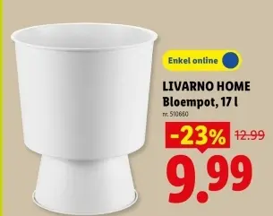 Promotie: Bloempot