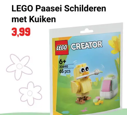 Aanbieding: LEGO Creator 30690 Paasei Schilderen met Kuiken