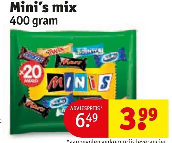Aanbieding: Mini's mix