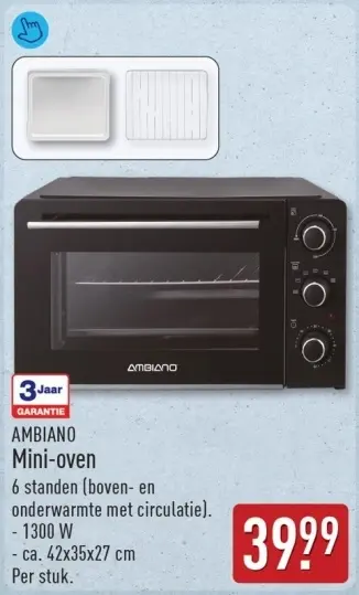 Aanbieding: Mini-oven