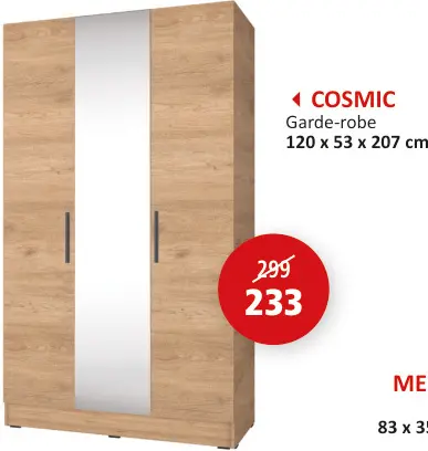 Offre: COSMIC Garde-robe