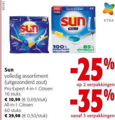 Promotie: Sun