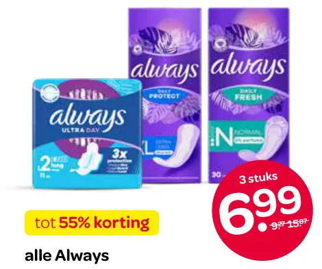 Aanbieding: Always