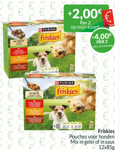 Promotie: Friskies Pouches voor honden
