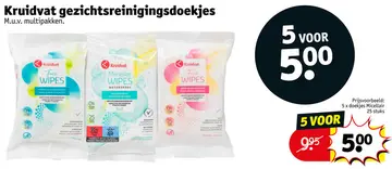 Aanbieding: Gezichtsreinigingsdoekjes