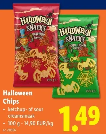Aanbieding: Halloween Chips