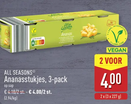 Promotie: Ananasstukjes