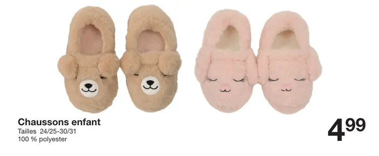 Offre: Chaussons enfant