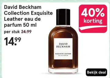 Aanbieding: David Beckham Collection Exquisite Leather ea