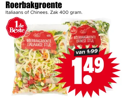 Aanbieding: Roerbakgroente