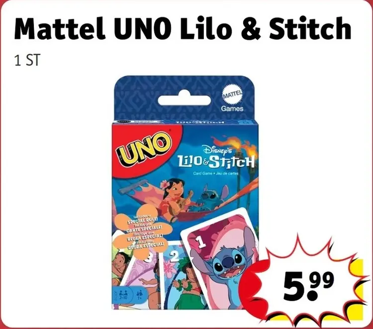 Promotie: UNO Lilo & Stitch