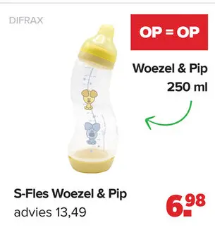 Promotie: S-Fles Woezel & Pip