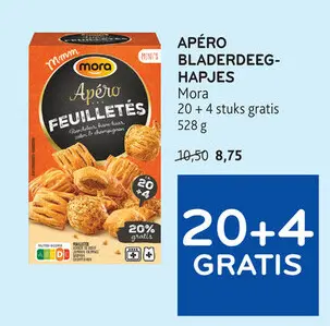 Promotie: Apéro bladerdeeghapjes
