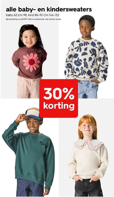 Promotie: Alle baby- en kindersweaters