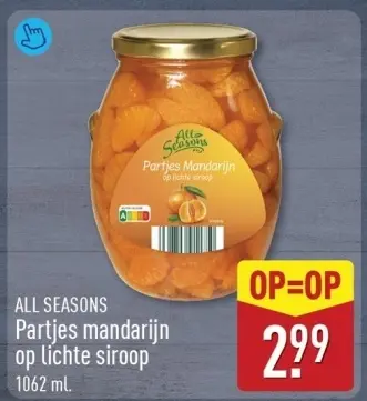 Aanbieding: Partjes mandarijn