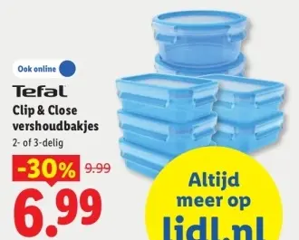 Aanbieding: Clip & Close vershoudbakjes