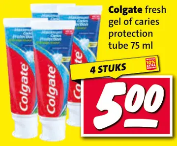 Aanbieding: Colgate fresh gel of caries protection