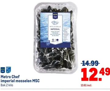 Aanbieding: Metro Chef imperial mosselen MSC