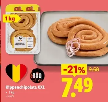 Promotie: Kippenchipolata XXL