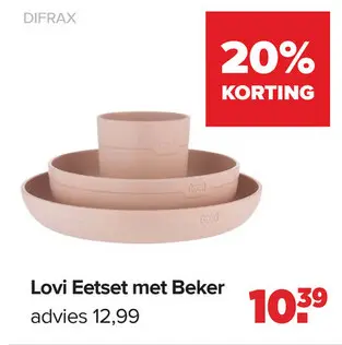 Aanbieding: Eetset met Beker
