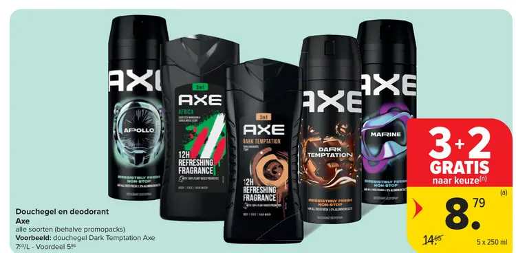 Promotie: Douchegel en deodorant