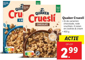 Aanbieding: Quaker Cruesli